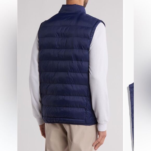 Callaway Navy Puffer Full Zip Vest size Large - Picture 3 of 10